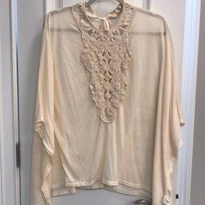 Poncho open back top